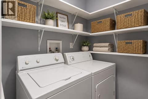Laundry room - Basement/middle suite at 1108 Menu Road, Lakeview Heights, West Kelowna