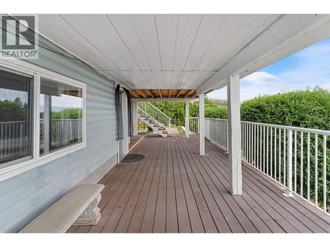 Studio private entrance and deck at 1108 Menu Road, Lakeview Heights, West Kelowna