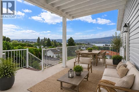 Virtually staged - Middle suite deck at 1108 Menu Road, Lakeview Heights, West Kelowna