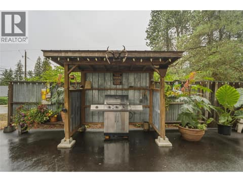 BBQ area for Airbnb currently at 3304 Sidney Crescent, Armstrong/ Spall., Spallumcheen