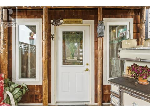 Front door to Carriage house at 3304 Sidney Crescent, Armstrong/ Spall., Spallumcheen