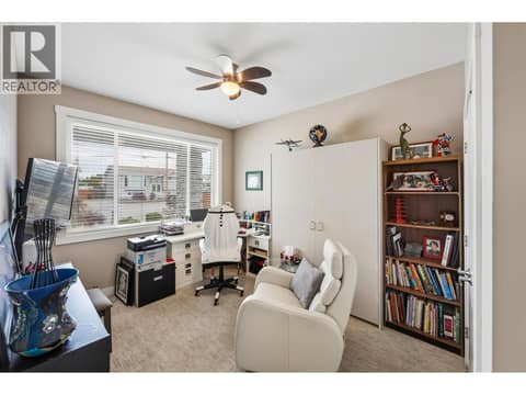 Bedroom - currently used as an office at 220 Brandon Avenue, Main South, Penticton