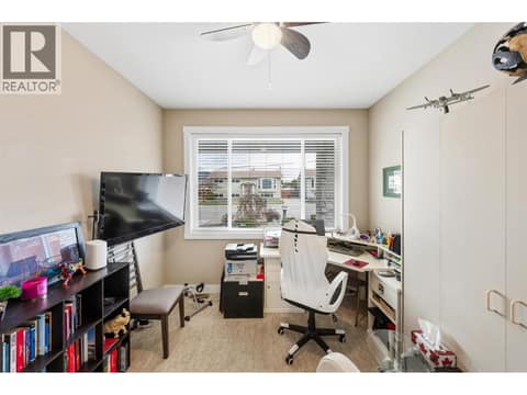 Bedroom - currently used as an office at 220 Brandon Avenue, Main South, Penticton