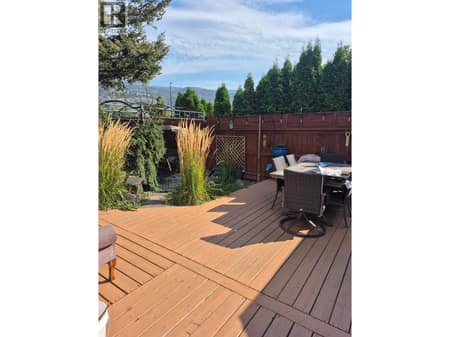 Updated stained Deck at 220 Brandon Avenue, Main South, Penticton