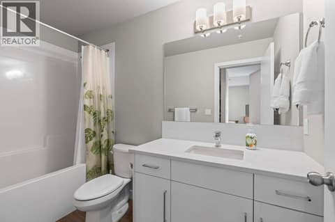 One of two bathrooms - this one full with tub at 3409 28th Avenue Unit# 309, City of Vernon