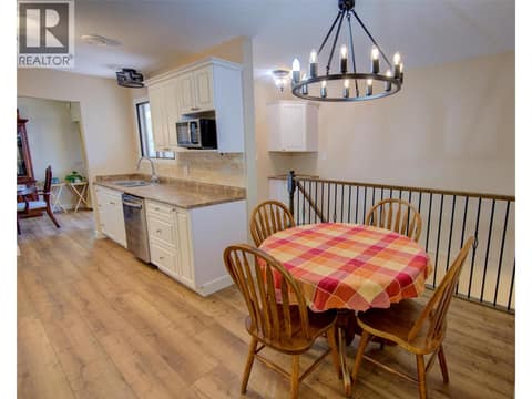 Breakfast nook in kitchen area at 5894 Dedecker West Road, North BX, Vernon