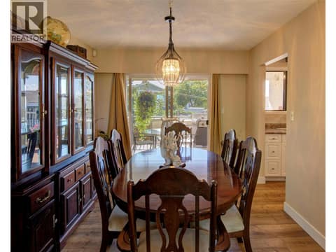 Dining room at 5894 Dedecker West Road, North BX, Vernon