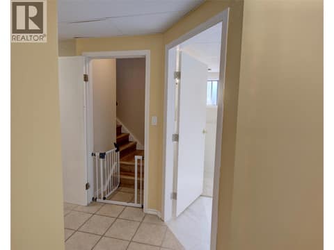 Stairwell access to basement at 5894 Dedecker West Road, North BX, Vernon