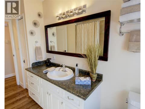 Upper main floor bathroom - updated at 5894 Dedecker West Road, North BX, Vernon