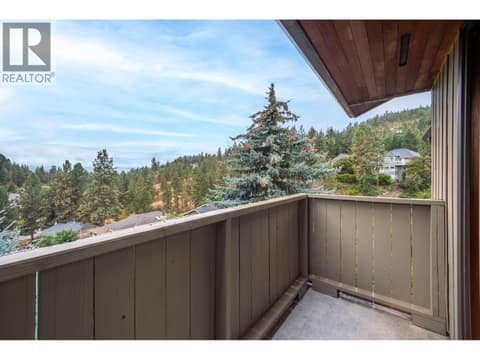 Private Deck off Primary Bedroom at 771 Cassiar Court, Dilworth Mountain, Kelowna