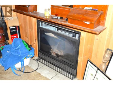 Fireplace down at 147 Oak Road, North Kamloops