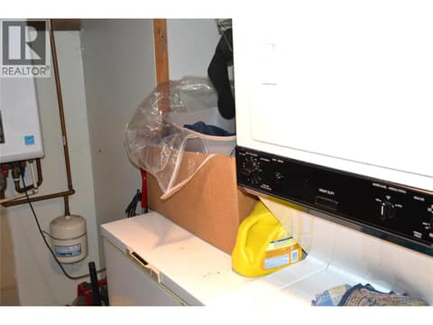 Laundry down at 147 Oak Road, North Kamloops