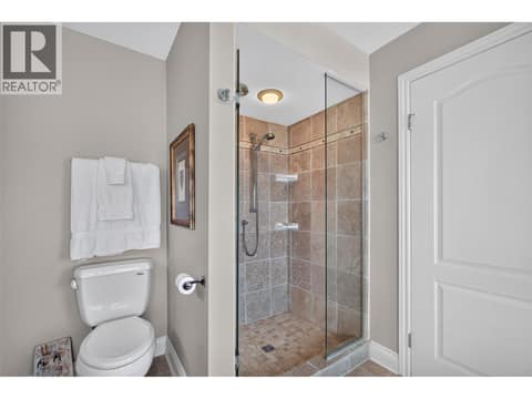 & a walk-in shower at 1776 Keloka Drive, West Kelowna Estates