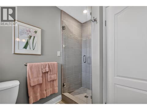 Full bathroom on the main level at 1776 Keloka Drive, West Kelowna Estates