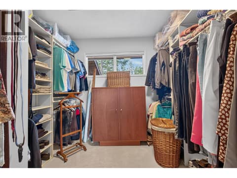 Large walk-in closet at 1776 Keloka Drive, West Kelowna Estates
