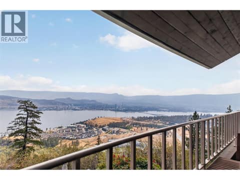 Views from the second bedroom at 1776 Keloka Drive, West Kelowna Estates