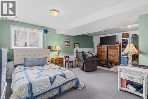 Bedroom on Lower Level at 6100 Old Vernon Road Unit# 30, Ellison, Kelowna