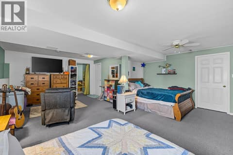 Bedroom on Lower Level at 6100 Old Vernon Road Unit# 30, Ellison, Kelowna