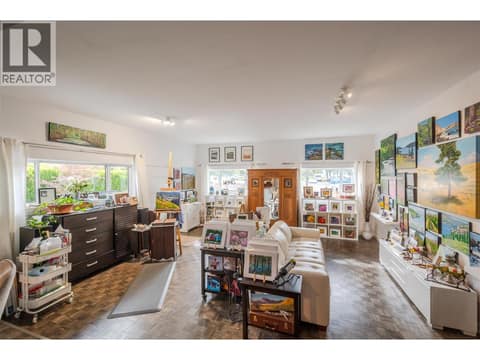 Gallery/Rec Room. at 127 Elm Avenue, Main South, Penticton