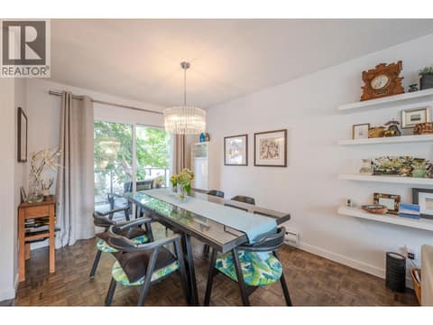 Main floor dining. at 127 Elm Avenue, Main South, Penticton
