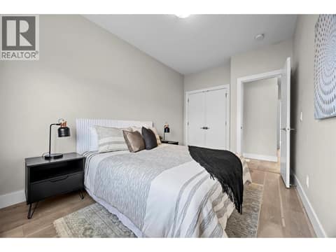 Another view highlights the bedroom’s excellent size and double closet. at 255 Taylor Road Unit# 18, Rutland South, Kelowna