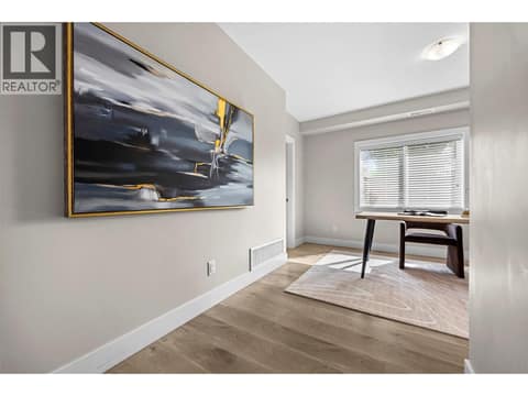 Bright and spacious bonus room with a large window, ideal for a home office, den, gym or additional living space. at 255 Taylor Road Unit# 18, Rutland South, Kelowna