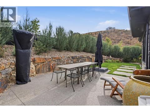 Backyard at 1215 Ponds Avenue, Upper Mission, Kelowna