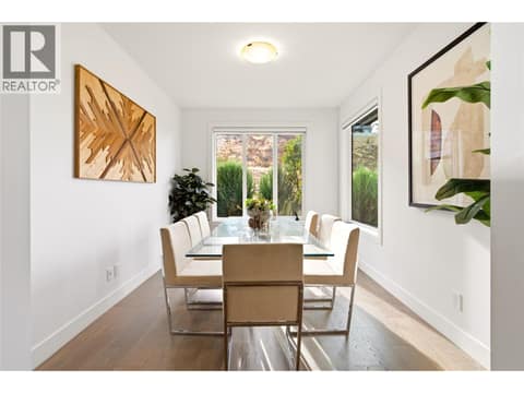 Dining room- main floor at 1215 Ponds Avenue, Upper Mission, Kelowna