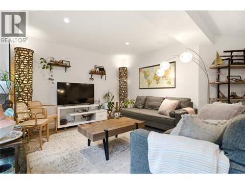 Legal suite- living room at 1215 Ponds Avenue, Upper Mission, Kelowna