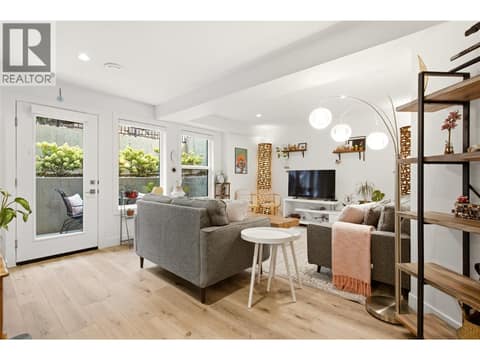 Legal suite- living room at 1215 Ponds Avenue, Upper Mission, Kelowna