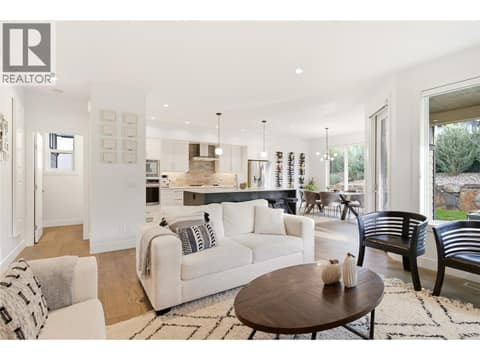 Living room at 1215 Ponds Avenue, Upper Mission, Kelowna