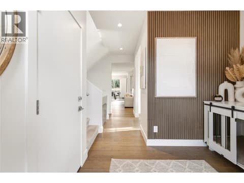 Main entrance at 1215 Ponds Avenue, Upper Mission, Kelowna