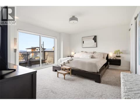 Primary bedroom- Upper level at 1215 Ponds Avenue, Upper Mission, Kelowna