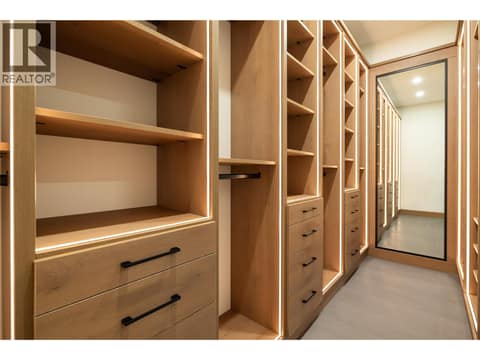 Lighting in closet with continued heated flooring at 979 Loseth Drive, Black Mountain, Kelowna
