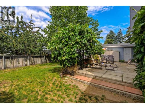 Fenced in portion of yard at 125 Corry Place, Wiltse/Valleyview, Penticton