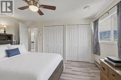 Primary bedroom at 125 Corry Place, Wiltse/Valleyview, Penticton