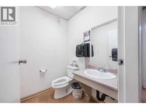 Staff washroom at 7920/7912 Highland Road, Swan Lake West, Vernon