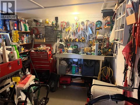 Enclosed Workshop in Carport at 1133 Findlay Road Unit# 116, Rutland North, Kelowna