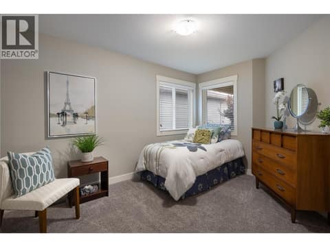 2nd bedroom, space for a queen bed at 2100 55 Avenue Unit# 56, Harwood, Vernon