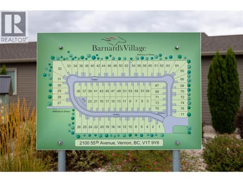 Community layout at 2100 55 Avenue Unit# 56, Harwood, Vernon