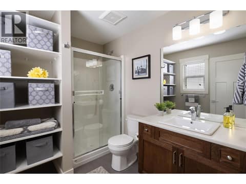 Ensuite with step in shower at 2100 55 Avenue Unit# 56, Harwood, Vernon