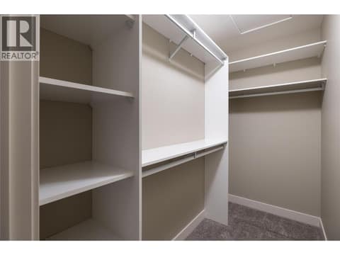 Large walk-in closet, access to 8 foot crawl space at 2100 55 Avenue Unit# 56, Harwood, Vernon