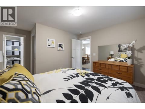 Main bedroom, space for a king bed at 2100 55 Avenue Unit# 56, Harwood, Vernon