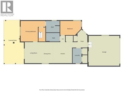 Main floor layout at 2100 55 Avenue Unit# 56, Harwood, Vernon