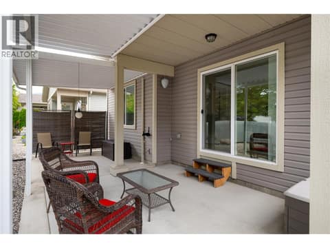 Private back yard space at 2100 55 Avenue Unit# 56, Harwood, Vernon