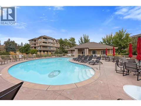 Heated Pool at 1960 Enterprise Way Unit# 105, Dilworth Mountain, Kelowna