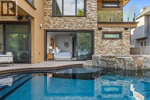 Direct access from Primary Wing to your outdoor oasis, through nanawall. at 4165 Gellatly Road, Westbank Centre, West Kelowna
