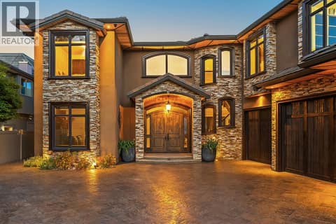 Stamped Concrete Driveway at 4165 Gellatly Road, Westbank Centre, West Kelowna