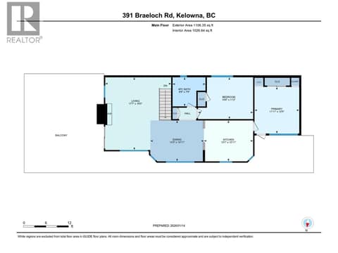 Main floor at 391 Braeloch Road, Upper Mission, Kelowna