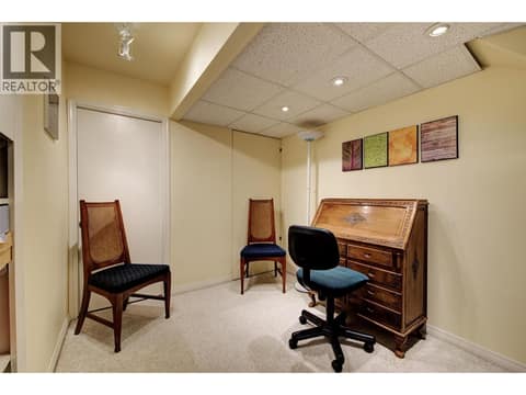 Storage room with utility access and 2 storage closets at 391 Braeloch Road, Upper Mission, Kelowna